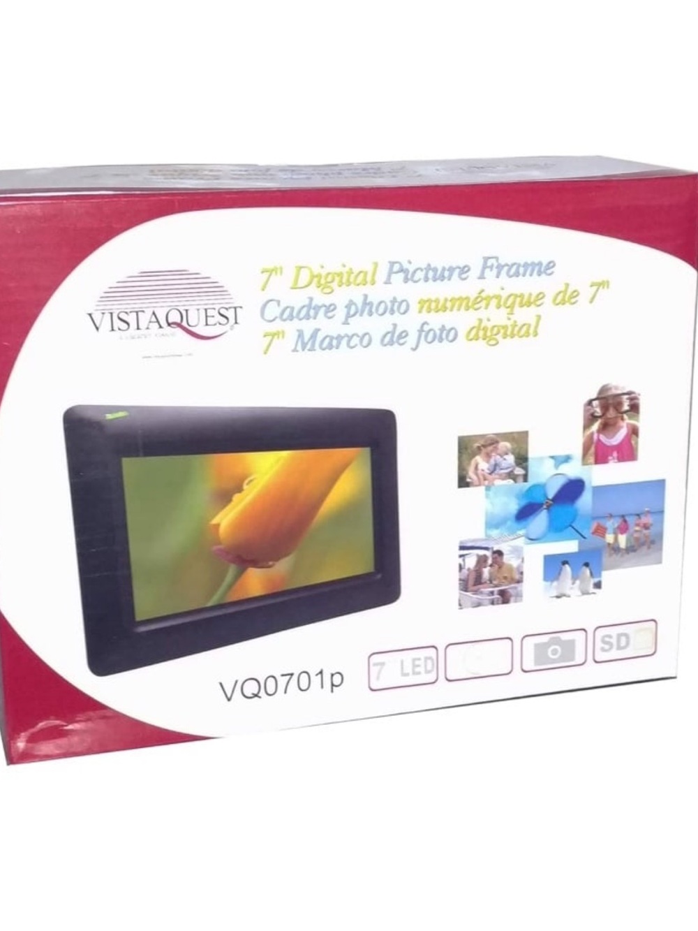 VistaQuest 7" Digital Picture Frame